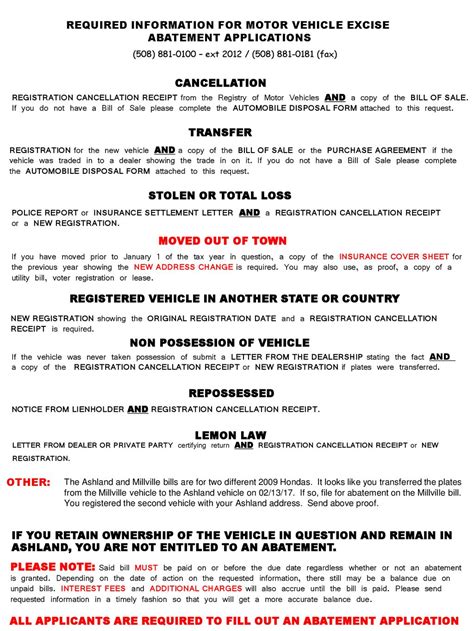 boston gov excise|Motor Vehicle and Trailer Excise Manual .